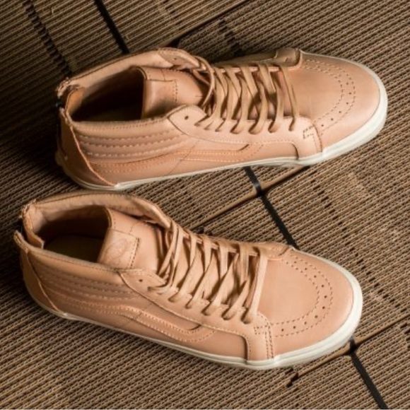 Vans Sk8-Hi Reissue Zip \'Veggie skateboard high top leather shoes sneakers Sz 10 main image 15